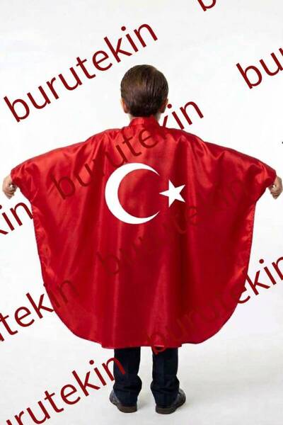 BTN BURUTEKİN 99 29 ekim, 23nisan gösteri kırmızı ay yıldız baskılı kız erkek...