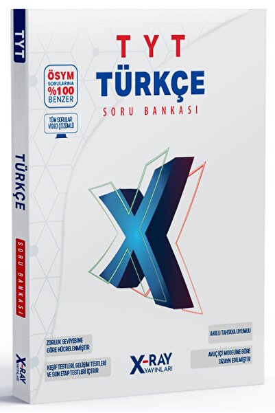 YKS TYT Türkçe X-RAY Soru Bankası Video Çözümlü