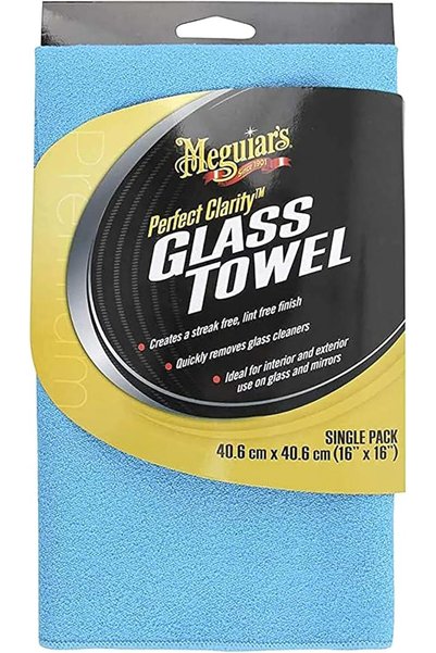 Meguiar's Consumer منشفة ميغويرز للزجاج ذات الوضوح المثالي، خالية من الخطوط و...