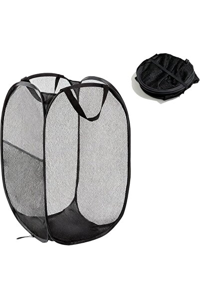 GENERAL Foldable Mesh Laundry Basket for Storing Clothes, Toys, and Miscellan...