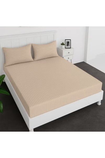 EliteStore 3 Piece Microfiber Bed Sheet Set Fits 120 x 200+25 cm Soft Breatha...