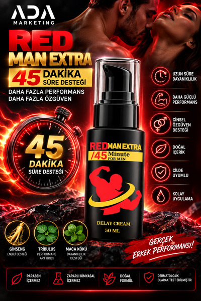 Ada Marketing Erkeklere Özel Süre Destekleyici Krem 50 ml – 45 Dakika Etkili Formül | Uzun Deneyim