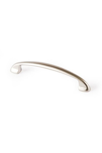 OEM Maner pentru mobila, metalic, finisaj nichelat, 96 mm, lungime 113 mm
