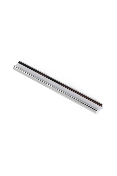 OEM Maner pentru mobila, metalic, finisaj crom lucios, 128 mm, lungime 150 mm