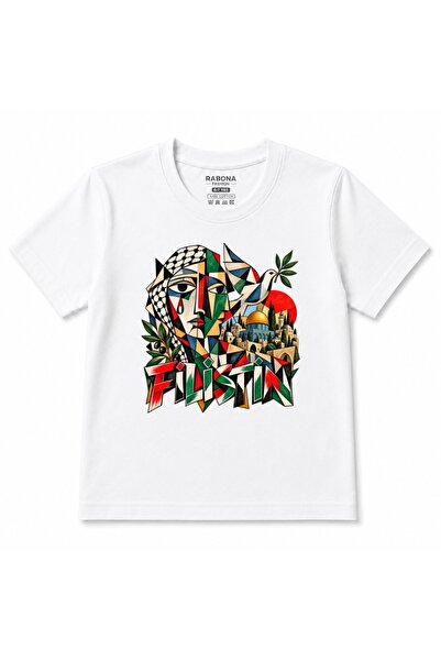 Rabona Fashion Palestine Geometric Portrait & Dove Graphic Beanie