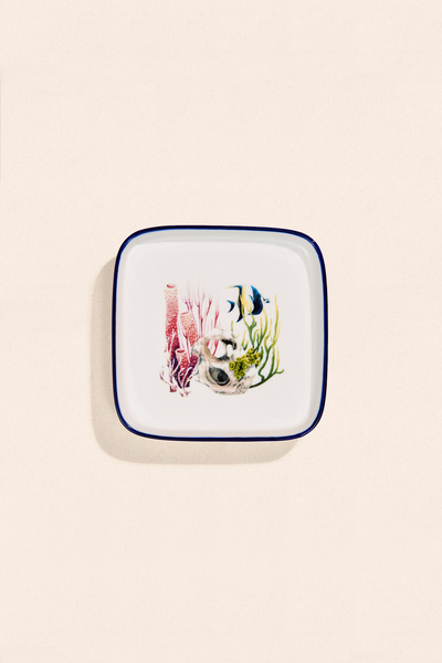 Paşabahçe Submarine Porcelain Mini Serving Plate No: 1