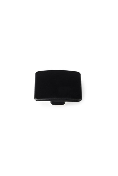 OEM Buton pentru mobila, REI, metalic, zamac, negru, 37 x 37 x 19 mm