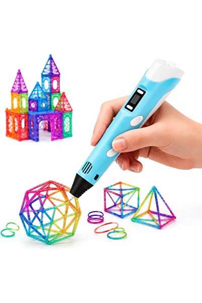 Generic Brand 3D Pen for Kids 8-12 with LCD Display, 3 PLA Filament Refills, ...