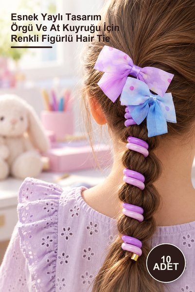 Yenilig 10 Pieces of Spring Hair Braiding Clips – Flexible Spring Design Hair...