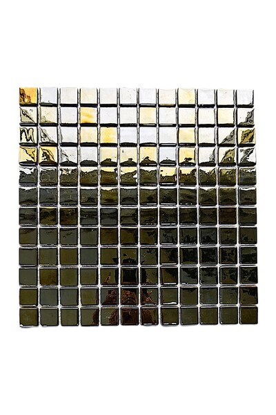MozaiKristaL Tüm yüzeyler için 2.5x2.5cm. Lüster Gold Black , 31,5x31,5cm. Fi...