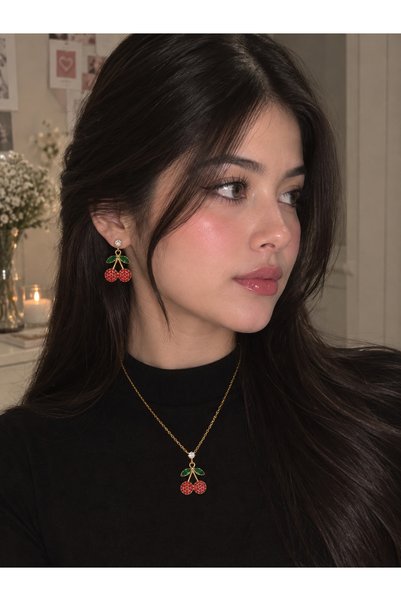 Eloré Ruby Cherie Jewelry Set
