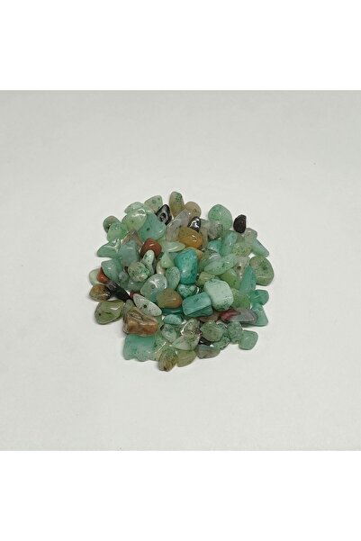 Kırık Doğal Taş Küpe Kolye Bileklik Takı Yapım Boncuğu Mind Yeşili ( 20 gram )