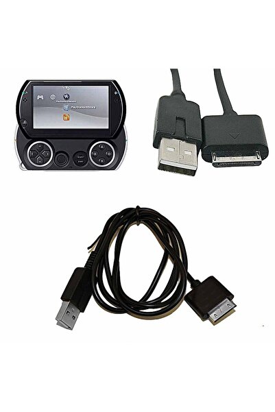 POPKONSOL PSP GO Şarj ve Data Kablosu PSP Kablo PSP GO USB Kablosu Data Aktar...