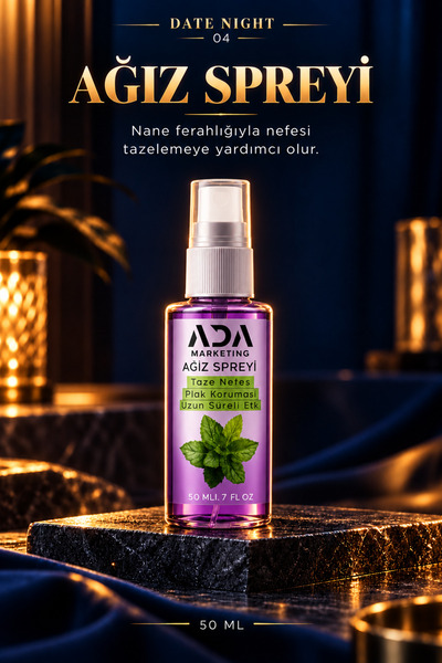 Ada Marketing Date Night Men Erkeklere Özel 4'lü Set – Anal Jel, His Azaltıcı Krem, Parfüm ve Ağız Spreyi