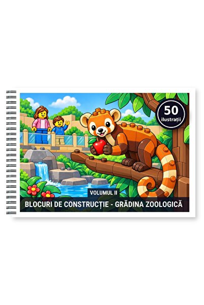 Legendary Gifts Carte de colorat, 50 de ilustrații Blocuri de constructie - G...