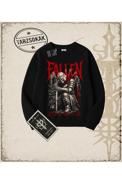 Tarzsokak FALLEN Oversize unisex majica sa okruglim izrezom