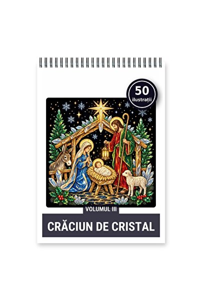 Legendary Gifts Carte de colorat, 50 de ilustrații Craciun de Cristal - Volum...
