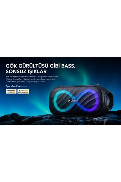 oraimo Bluetooth Hoparlör OBS-682 SPEED BLACK