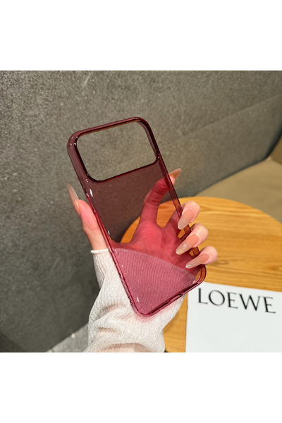 EDELFU iPhone 18 PRO / 17 PRO uyumlu - Sararmaz Mika Sert Kapak Koruyucu ve İ...