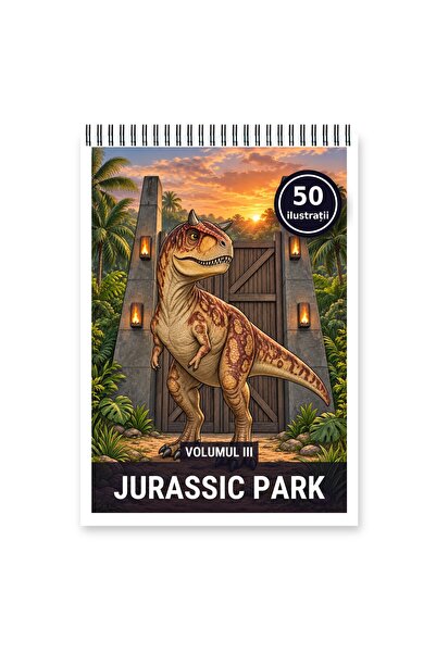 Legendary Gifts Carte de colorat, 50 de ilustrații Jurassic Park - Volumul II...