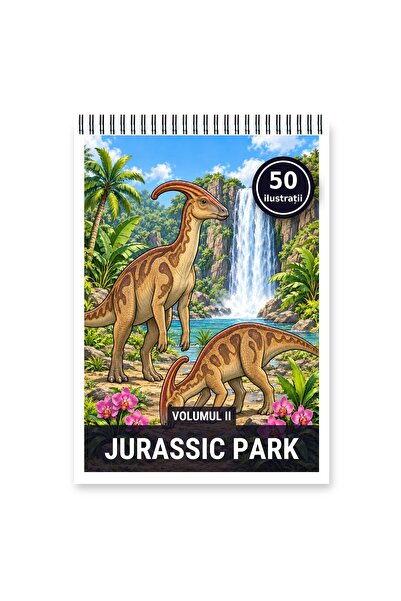 Legendary Gifts Carte de colorat, 50 de ilustrații Jurassic Park - Volumul II...