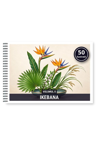 Legendary Gifts Carte de colorat, 50 de ilustrații Ikebana - Volumul II, 106 ...