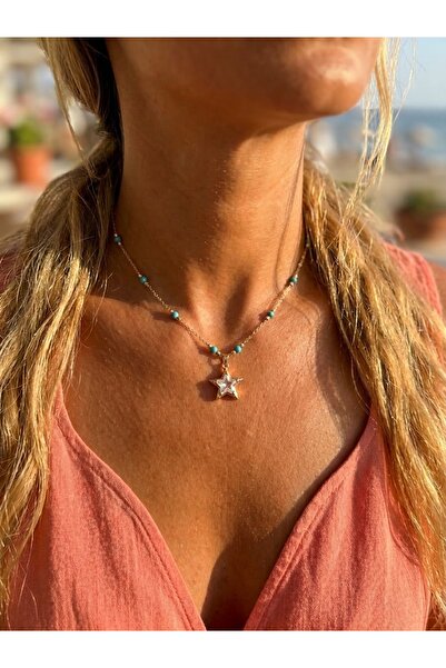 İNN JEWELLERY 316 L Çelik Kolye Yıldız Figürlü Renk Atmaz