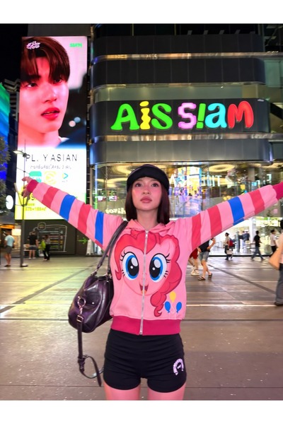Minga London My little Pony Sevimli Pinkie Pie 3 iplik Şardonlu Hırka