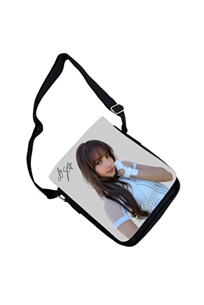 OEM Geantă personalizată blackpink lisa blinks kpop, Negru, 18x20x6 cm