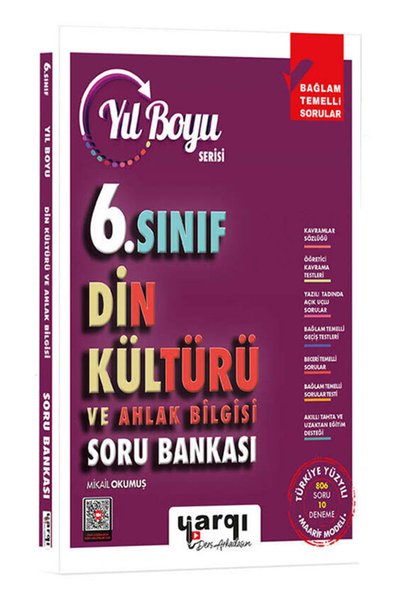 Yargı Yayınları Ders Arkadaşım 6.Sınıf Din Kültürü ve Ahlak Bilgisi Yıl Boyu ...