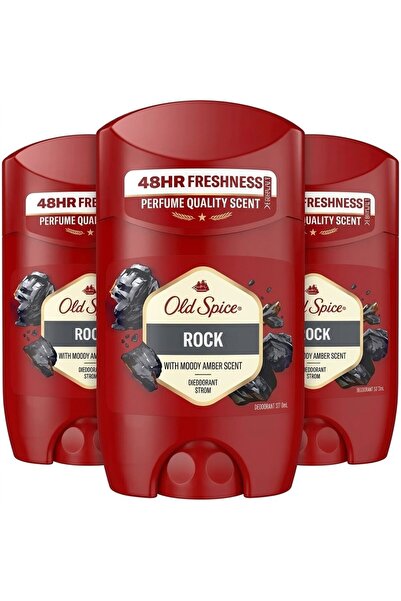 Old Spice Set de 3 x Deodorant stick Rock pentru bărbați, Prospețime 48h, 3 x...