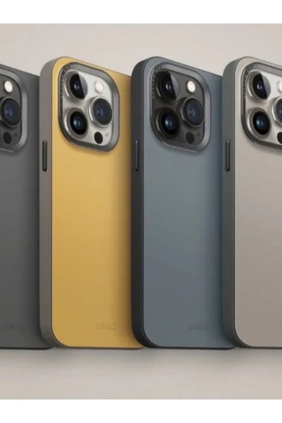 uniq Carcasa Lyden DS Magclick compatibila cu iPhone 15 Pro, Bej/Verde