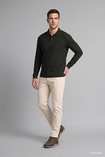 DeFacto Regular Fit Polo Neck Basic Sweatshirt (26 Wn)