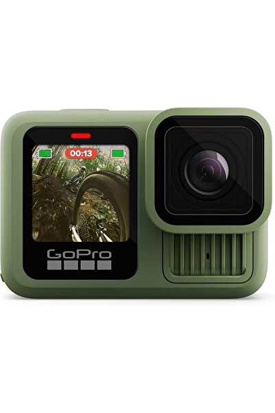 GoPro كاميرا أكشن HERO13 باللون الأخضر الغابوي - مقاومة للماء مع تصوير فيديو ...