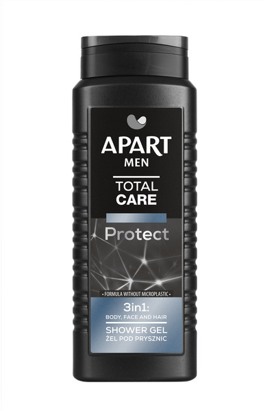 Apart Natural Gel de duș 3în1 Apart Men Total Care Protect, 500 ml