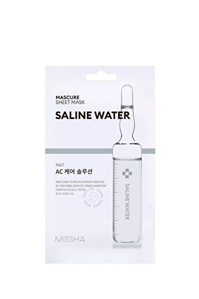 Missha Mască de față Mascure AC Care Solution (Apă Salină), MISSHA, 27 ml