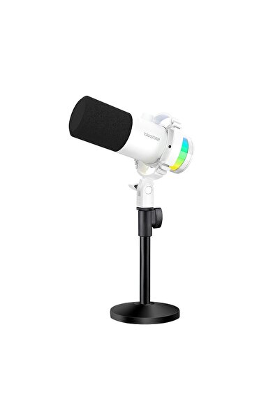 TakStar GX5 USB-C/XLR Beyaz Kondenser Mikrofon (Masaüstü Stand)