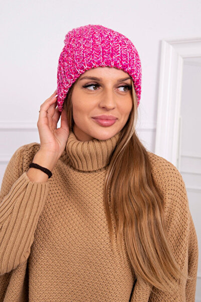 Kesi Căciulă de iarnă de damă fucsia, cu mărime universală