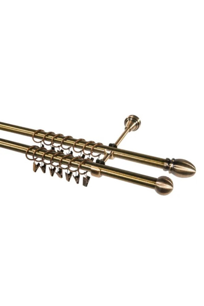 Flamex Metal gallery connector Ø19 mm, antique (bronze)