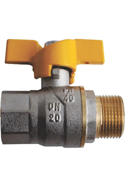 Flamex Robinet fluture gaz 3/4" I-E, robinet sferic manetă fluture