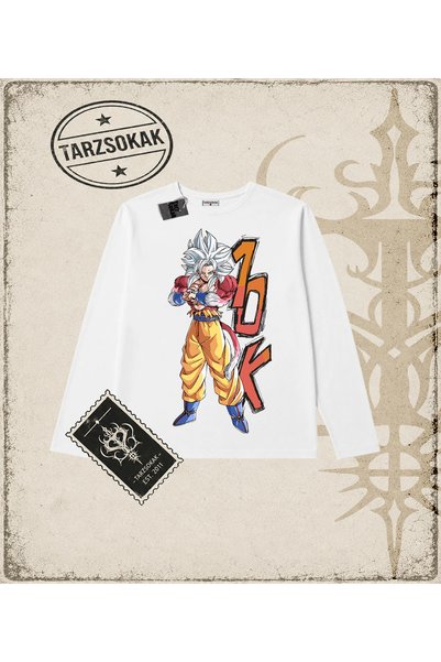 Tarzsokak Dragon Ball Anime Printed Long Sleeve