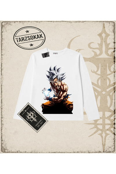 Tarzsokak Dragon Ball Anime Printed Long Sleeve