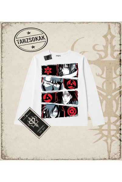 Tarzsokak Naruto Anime Printed Long Sleeve