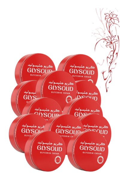 GLYSOLID 12 قطعة كريم الجلسرين 250 مل