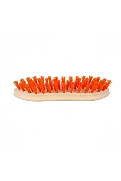 Flamex Scrubbing brush, with stiff synthetic bristles, wooden handle