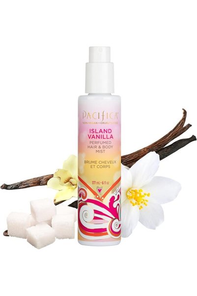 Pacifica باسيفيكا بخاخ معطر للشعر والجسم برائحة الفانيليا من بيوتي ايلاند، 6 ...