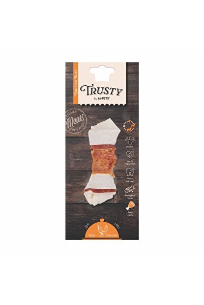 Kawin M-Pets Trusty Extra Chicken Knotted Dog Chew Bone 12.7cm