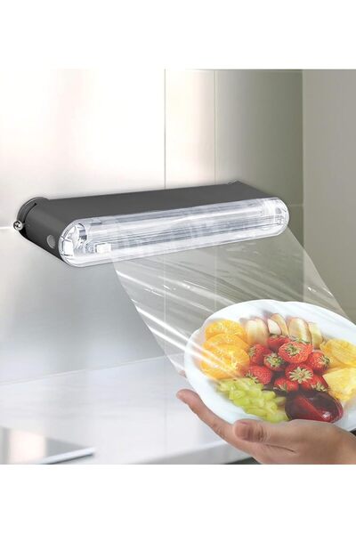 Yelajoy Aluminum Foil & Plastic Wrap Dispenser with Cutter - Magnetic & No-Dr...