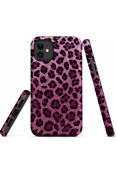 EDELFU متوافق مع iPhone 12 و12PRO - غطاء مزدوج الطبقات بلون أرجواني، غطاء حما...