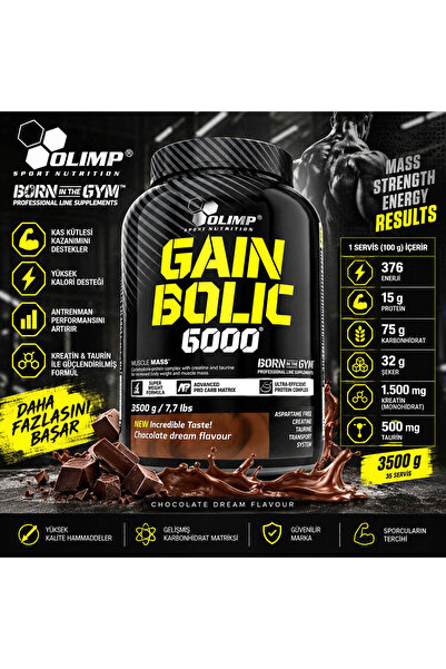 OLIMP SPORT NUTRITION Olimpsport Gain Bolic Mass Gainer 6000 3500 Gr